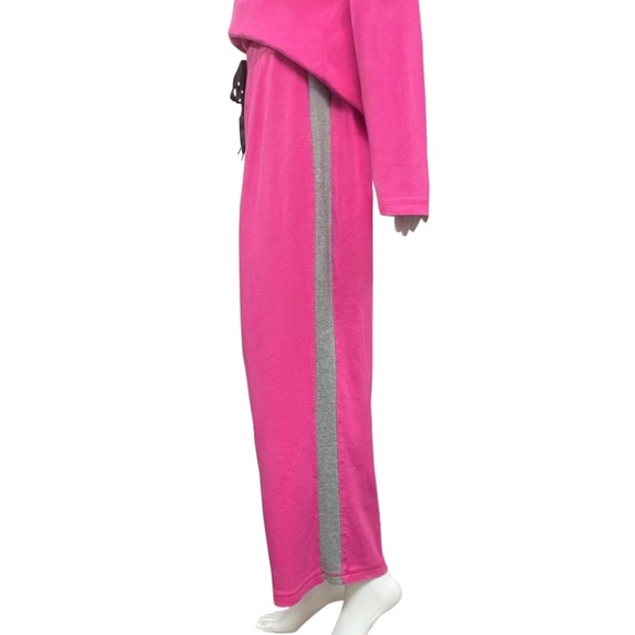 PINK Victoria’s Secret Vintage Y2K Team VS Lounge Set Top Wide Leg Pants Size XL - Picture 11 of 13